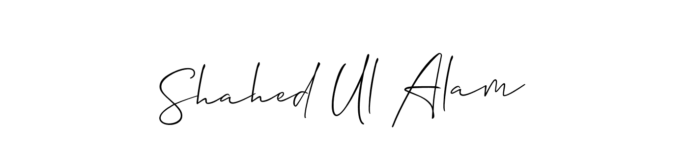 Once you've used our free online signature maker to create your best signature Allison_Script style, it's time to enjoy all of the benefits that Shahed Ul Alam name signing documents. Shahed Ul Alam signature style 2 images and pictures png