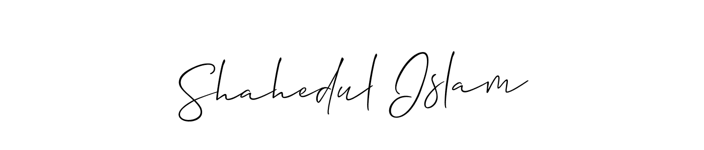 Similarly Allison_Script is the best handwritten signature design. Signature creator online .You can use it as an online autograph creator for name Shahedul Islam. Shahedul Islam signature style 2 images and pictures png