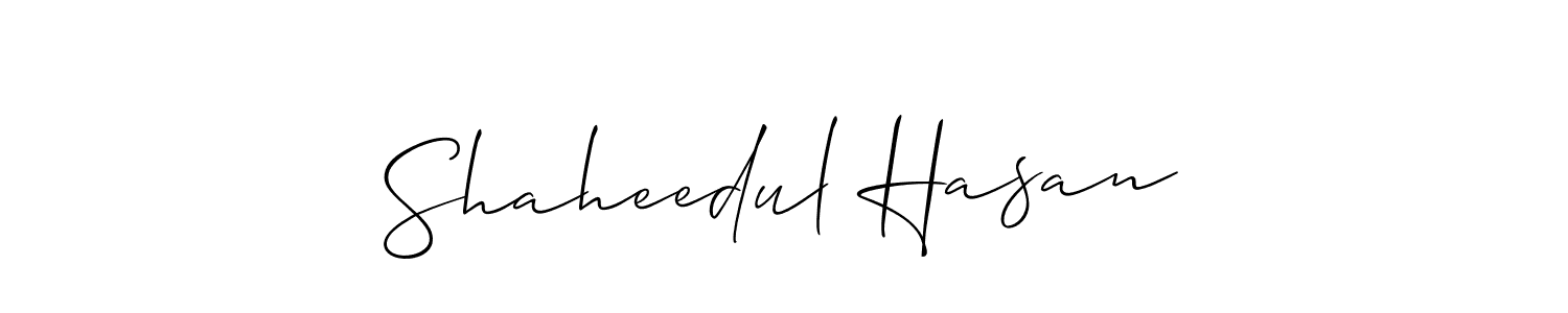 This is the best signature style for the Shaheedul Hasan name. Also you like these signature font (Allison_Script). Mix name signature. Shaheedul Hasan signature style 2 images and pictures png