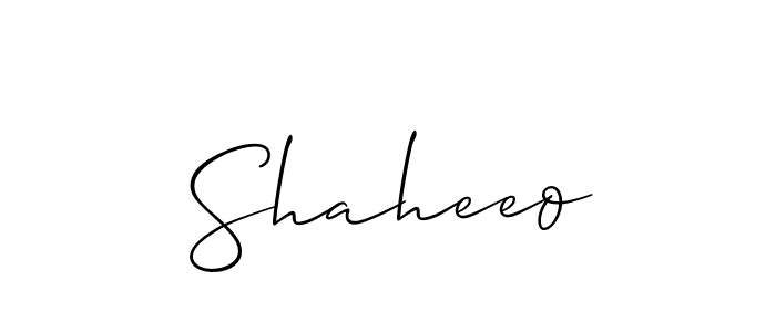 Similarly Allison_Script is the best handwritten signature design. Signature creator online .You can use it as an online autograph creator for name Shaheeo. Shaheeo signature style 2 images and pictures png