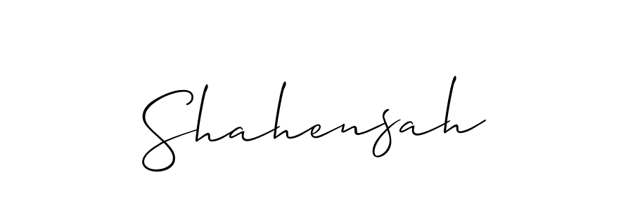 It looks lik you need a new signature style for name Shahensah. Design unique handwritten (Allison_Script) signature with our free signature maker in just a few clicks. Shahensah signature style 2 images and pictures png
