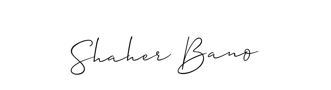 Make a beautiful signature design for name Shaher Bano. Use this online signature maker to create a handwritten signature for free. Shaher Bano signature style 2 images and pictures png