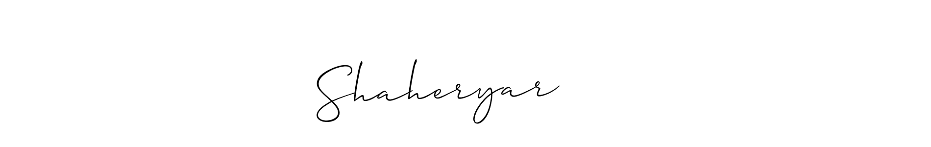 This is the best signature style for the Shaheryarھارون name. Also you like these signature font (Allison_Script). Mix name signature. Shaheryarھارون signature style 2 images and pictures png