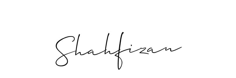 You should practise on your own different ways (Allison_Script) to write your name (Shahfizan) in signature. don't let someone else do it for you. Shahfizan signature style 2 images and pictures png