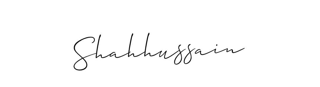 Also we have Shahhussain name is the best signature style. Create professional handwritten signature collection using Allison_Script autograph style. Shahhussain signature style 2 images and pictures png