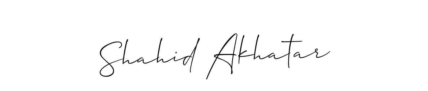 Once you've used our free online signature maker to create your best signature Allison_Script style, it's time to enjoy all of the benefits that Shahid Akhatar name signing documents. Shahid Akhatar signature style 2 images and pictures png