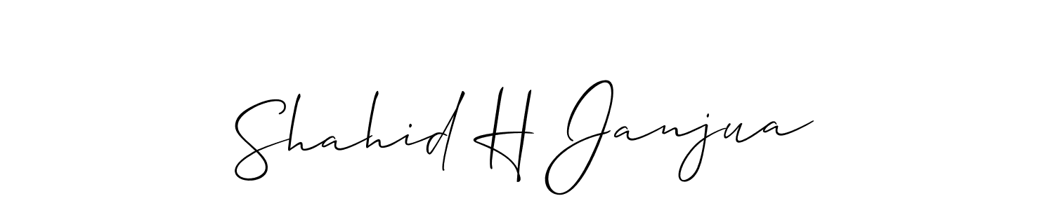 Make a beautiful signature design for name Shahid H Janjua. Use this online signature maker to create a handwritten signature for free. Shahid H Janjua signature style 2 images and pictures png