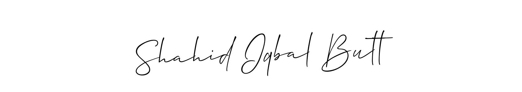 You can use this online signature creator to create a handwritten signature for the name Shahid Iqbal Butt. This is the best online autograph maker. Shahid Iqbal Butt signature style 2 images and pictures png