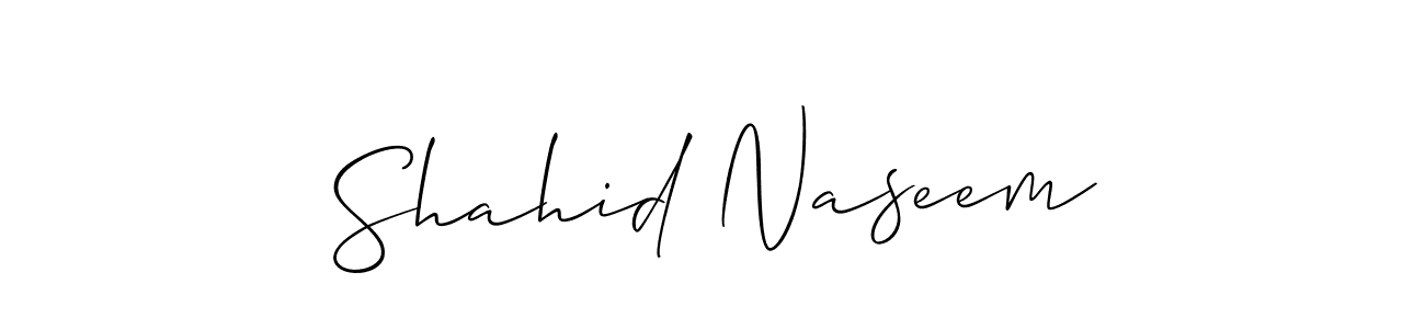 See photos of Shahid Naseem official signature by Spectra . Check more albums & portfolios. Read reviews & check more about Allison_Script font. Shahid Naseem signature style 2 images and pictures png