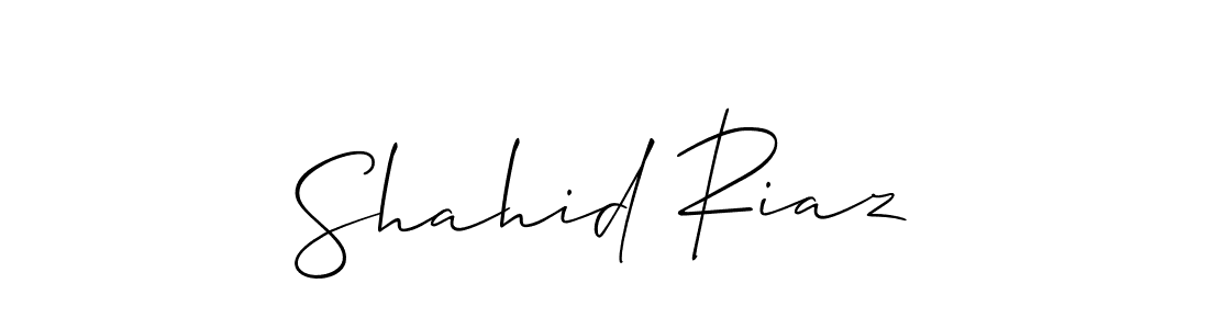 The best way (Allison_Script) to make a short signature is to pick only two or three words in your name. The name Shahid Riaz include a total of six letters. For converting this name. Shahid Riaz signature style 2 images and pictures png