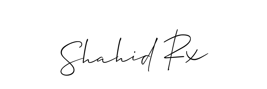 It looks lik you need a new signature style for name Shahid Rx. Design unique handwritten (Allison_Script) signature with our free signature maker in just a few clicks. Shahid Rx signature style 2 images and pictures png