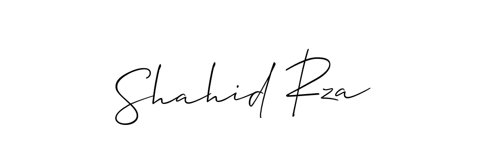 Shahid Rza stylish signature style. Best Handwritten Sign (Allison_Script) for my name. Handwritten Signature Collection Ideas for my name Shahid Rza. Shahid Rza signature style 2 images and pictures png