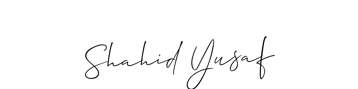 Make a short Shahid Yusaf signature style. Manage your documents anywhere anytime using Allison_Script. Create and add eSignatures, submit forms, share and send files easily. Shahid Yusaf signature style 2 images and pictures png