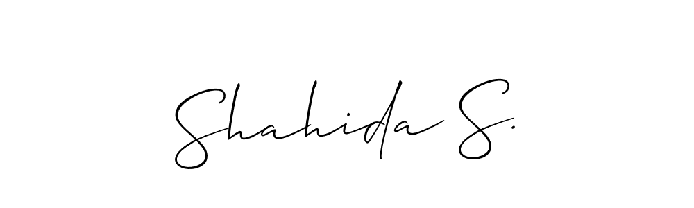 Here are the top 10 professional signature styles for the name Shahida S.. These are the best autograph styles you can use for your name. Shahida S. signature style 2 images and pictures png