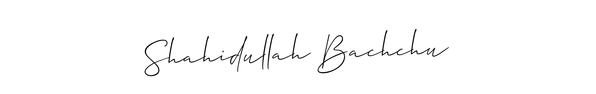 Similarly Allison_Script is the best handwritten signature design. Signature creator online .You can use it as an online autograph creator for name Shahidullah Bachchu. Shahidullah Bachchu signature style 2 images and pictures png