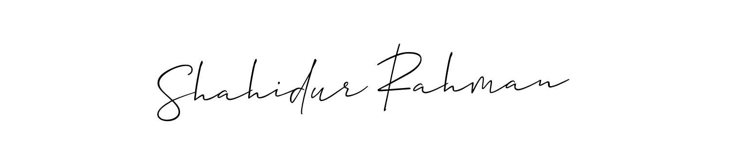 The best way (Allison_Script) to make a short signature is to pick only two or three words in your name. The name Shahidur Rahman include a total of six letters. For converting this name. Shahidur Rahman signature style 2 images and pictures png