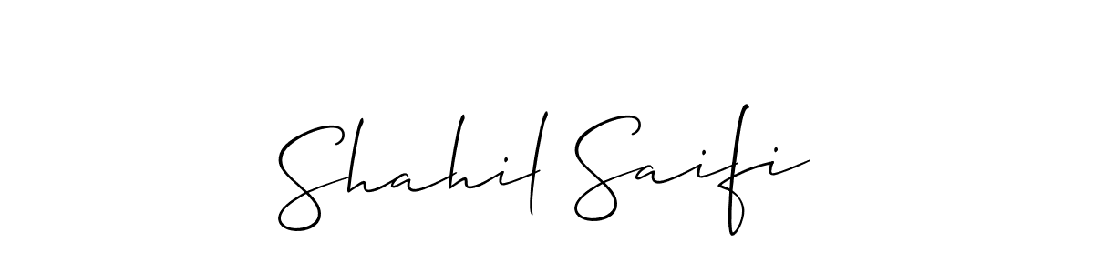Once you've used our free online signature maker to create your best signature Allison_Script style, it's time to enjoy all of the benefits that Shahil Saifi name signing documents. Shahil Saifi signature style 2 images and pictures png