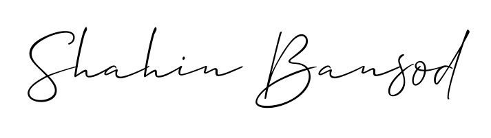 Also we have Shahin Bansod name is the best signature style. Create professional handwritten signature collection using Allison_Script autograph style. Shahin Bansod signature style 2 images and pictures png