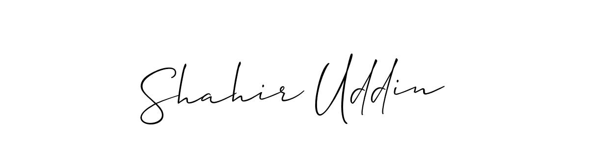 if you are searching for the best signature style for your name Shahir Uddin. so please give up your signature search. here we have designed multiple signature styles  using Allison_Script. Shahir Uddin signature style 2 images and pictures png