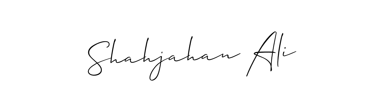 Also we have Shahjahan Ali name is the best signature style. Create professional handwritten signature collection using Allison_Script autograph style. Shahjahan Ali signature style 2 images and pictures png