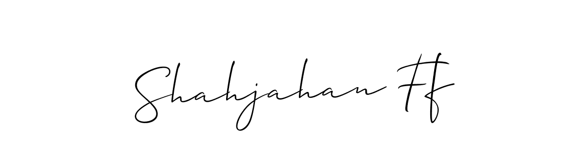 Shahjahan Ff stylish signature style. Best Handwritten Sign (Allison_Script) for my name. Handwritten Signature Collection Ideas for my name Shahjahan Ff. Shahjahan Ff signature style 2 images and pictures png