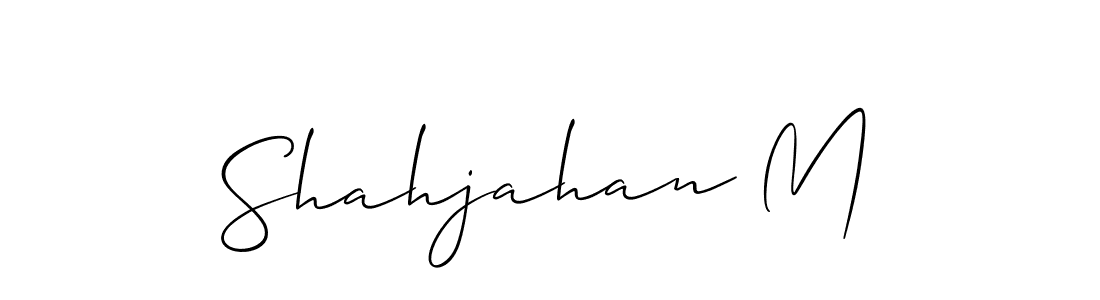 Make a short Shahjahan M signature style. Manage your documents anywhere anytime using Allison_Script. Create and add eSignatures, submit forms, share and send files easily. Shahjahan M signature style 2 images and pictures png
