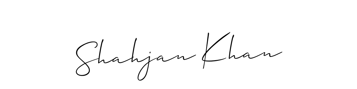 This is the best signature style for the Shahjan Khan name. Also you like these signature font (Allison_Script). Mix name signature. Shahjan Khan signature style 2 images and pictures png