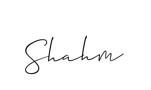 Once you've used our free online signature maker to create your best signature Allison_Script style, it's time to enjoy all of the benefits that Shahm name signing documents. Shahm signature style 2 images and pictures png