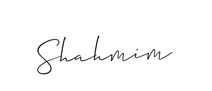 How to make Shahmim name signature. Use Allison_Script style for creating short signs online. This is the latest handwritten sign. Shahmim signature style 2 images and pictures png