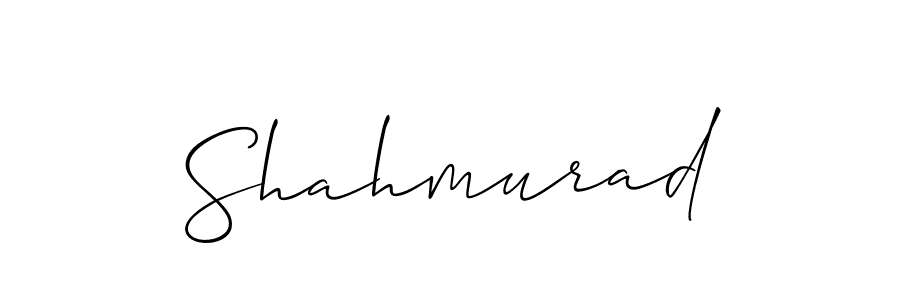 You should practise on your own different ways (Allison_Script) to write your name (Shahmurad) in signature. don't let someone else do it for you. Shahmurad signature style 2 images and pictures png