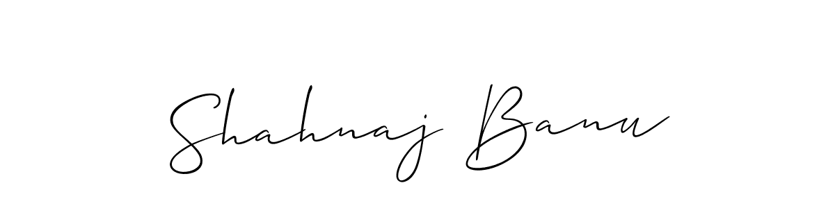 Make a short Shahnaj Banu signature style. Manage your documents anywhere anytime using Allison_Script. Create and add eSignatures, submit forms, share and send files easily. Shahnaj Banu signature style 2 images and pictures png