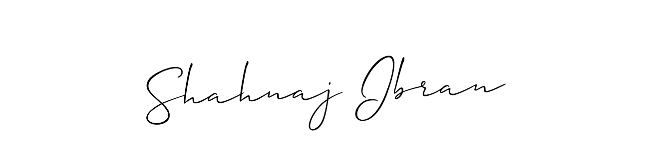 Use a signature maker to create a handwritten signature online. With this signature software, you can design (Allison_Script) your own signature for name Shahnaj Ibran. Shahnaj Ibran signature style 2 images and pictures png