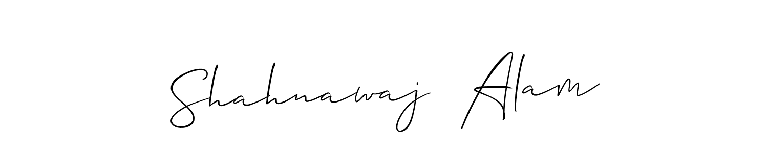 Check out images of Autograph of Shahnawaj  Alam name. Actor Shahnawaj  Alam Signature Style. Allison_Script is a professional sign style online. Shahnawaj  Alam signature style 2 images and pictures png