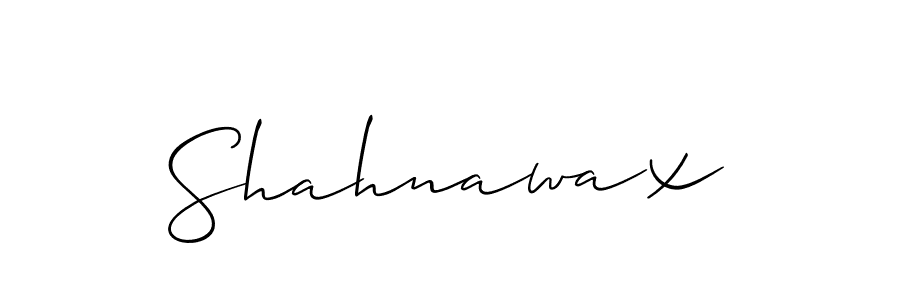 How to make Shahnawax signature? Allison_Script is a professional autograph style. Create handwritten signature for Shahnawax name. Shahnawax signature style 2 images and pictures png