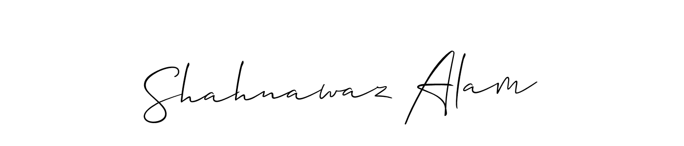 Make a short Shahnawaz Alam signature style. Manage your documents anywhere anytime using Allison_Script. Create and add eSignatures, submit forms, share and send files easily. Shahnawaz Alam signature style 2 images and pictures png