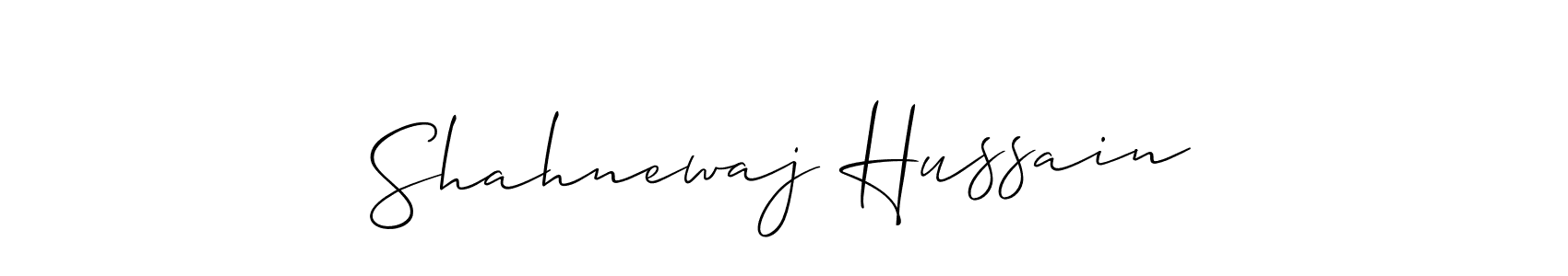 Shahnewaj Hussain stylish signature style. Best Handwritten Sign (Allison_Script) for my name. Handwritten Signature Collection Ideas for my name Shahnewaj Hussain. Shahnewaj Hussain signature style 2 images and pictures png
