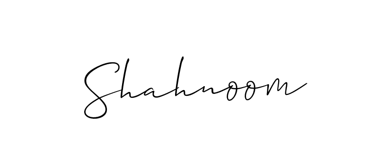 Similarly Allison_Script is the best handwritten signature design. Signature creator online .You can use it as an online autograph creator for name Shahnoom. Shahnoom signature style 2 images and pictures png
