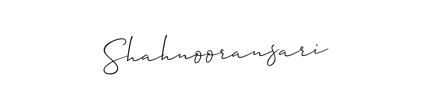 if you are searching for the best signature style for your name Shahnooransari. so please give up your signature search. here we have designed multiple signature styles  using Allison_Script. Shahnooransari signature style 2 images and pictures png