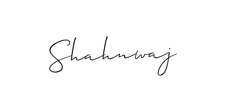 How to make Shahnwaj name signature. Use Allison_Script style for creating short signs online. This is the latest handwritten sign. Shahnwaj signature style 2 images and pictures png