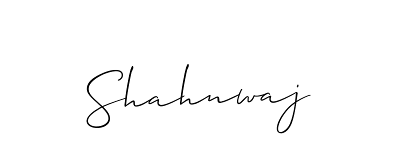 Create a beautiful signature design for name Shahnwaj. With this signature (Allison_Script) fonts, you can make a handwritten signature for free. Shahnwaj signature style 2 images and pictures png