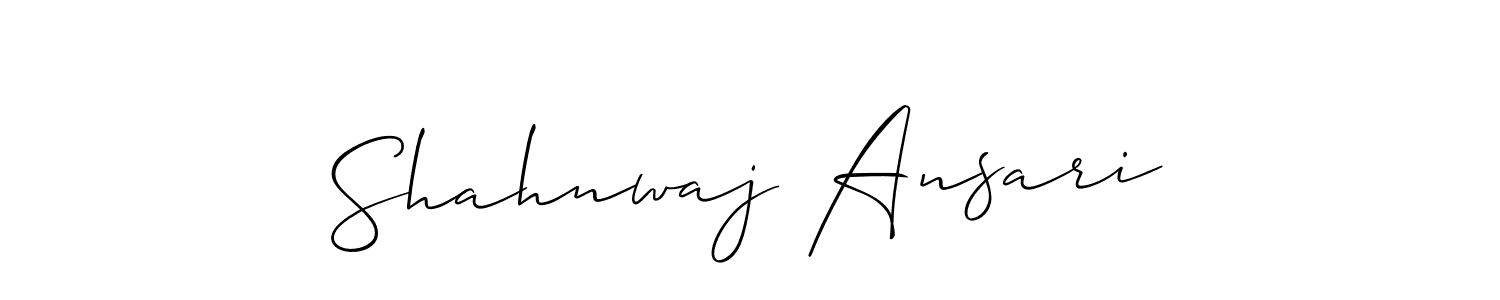 How to Draw Shahnwaj Ansari signature style? Allison_Script is a latest design signature styles for name Shahnwaj Ansari. Shahnwaj Ansari signature style 2 images and pictures png