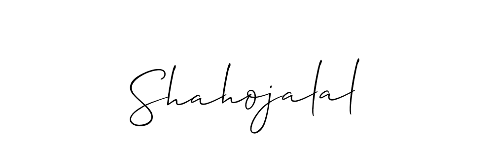 Allison_Script is a professional signature style that is perfect for those who want to add a touch of class to their signature. It is also a great choice for those who want to make their signature more unique. Get Shahojalal name to fancy signature for free. Shahojalal signature style 2 images and pictures png