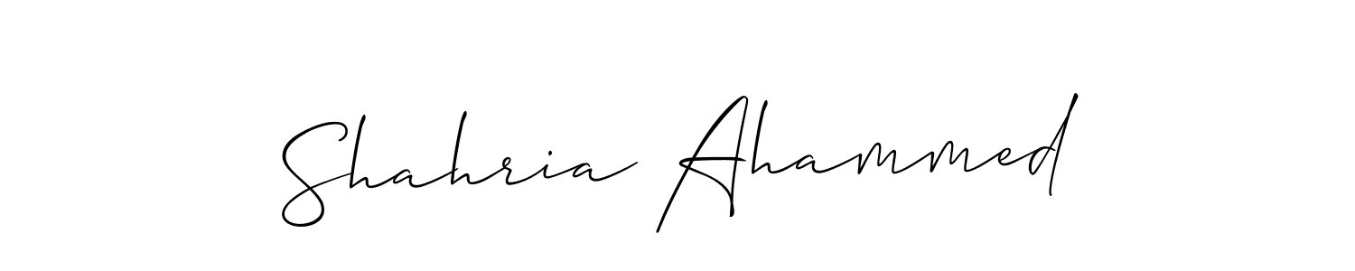 Make a short Shahria Ahammed signature style. Manage your documents anywhere anytime using Allison_Script. Create and add eSignatures, submit forms, share and send files easily. Shahria Ahammed signature style 2 images and pictures png