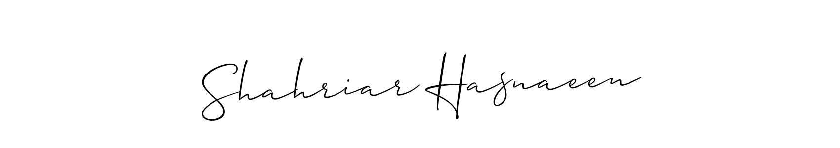 if you are searching for the best signature style for your name Shahriar Hasnaeen. so please give up your signature search. here we have designed multiple signature styles  using Allison_Script. Shahriar Hasnaeen signature style 2 images and pictures png