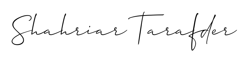 A sleek calligraphic signature for name Shahriar Tarafder utilizing Allison_Script styling. Great for adding personal signatures to photos and art. Shahriar Tarafder signature style 2 images and pictures png