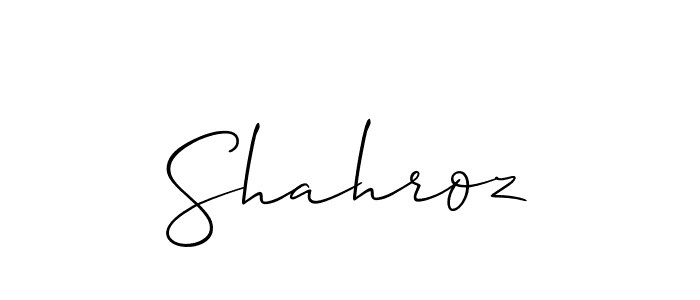 Also You can easily find your signature by using the search form. We will create Shahroz name handwritten signature images for you free of cost using Allison_Script sign style. Shahroz signature style 2 images and pictures png