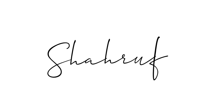 if you are searching for the best signature style for your name Shahruf. so please give up your signature search. here we have designed multiple signature styles  using Allison_Script. Shahruf signature style 2 images and pictures png