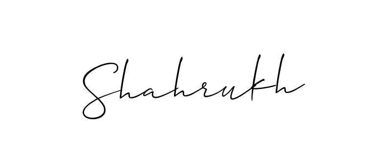 Shahrukh stylish signature style. Best Handwritten Sign (Allison_Script) for my name. Handwritten Signature Collection Ideas for my name Shahrukh. Shahrukh signature style 2 images and pictures png