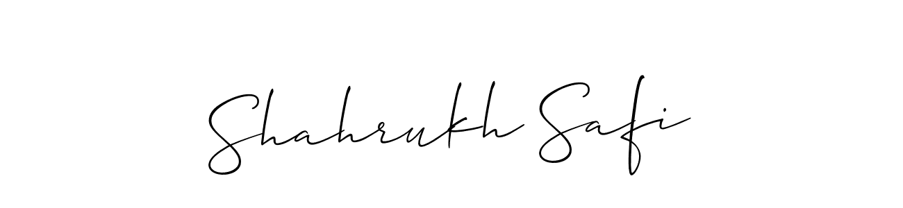 Similarly Allison_Script is the best handwritten signature design. Signature creator online .You can use it as an online autograph creator for name Shahrukh Safi. Shahrukh Safi signature style 2 images and pictures png