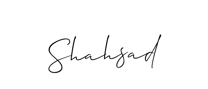 Best and Professional Signature Style for Shahsad. Allison_Script Best Signature Style Collection. Shahsad signature style 2 images and pictures png